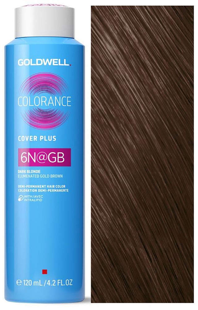 Goldwell Colorance 6N@GB Темный блонд с золотисто-бежевым сиянием, 120 мл