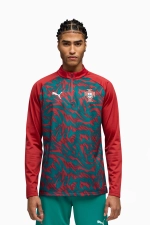 Кофта Puma Portugal 2026 Warm Up 1/4 Zip - красный