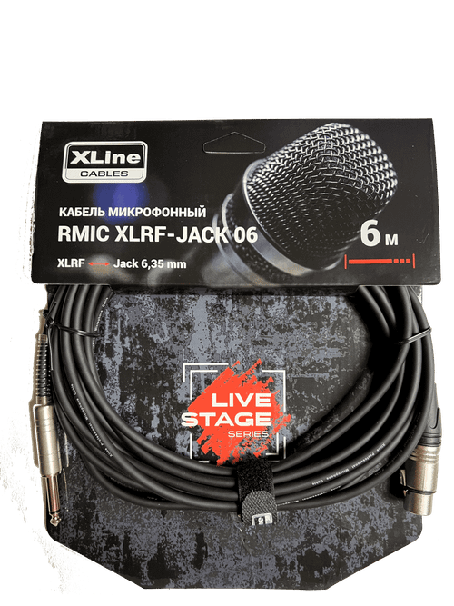 XLINE Cables RMIC XLRF-JACK 06 Кабель микрофонный