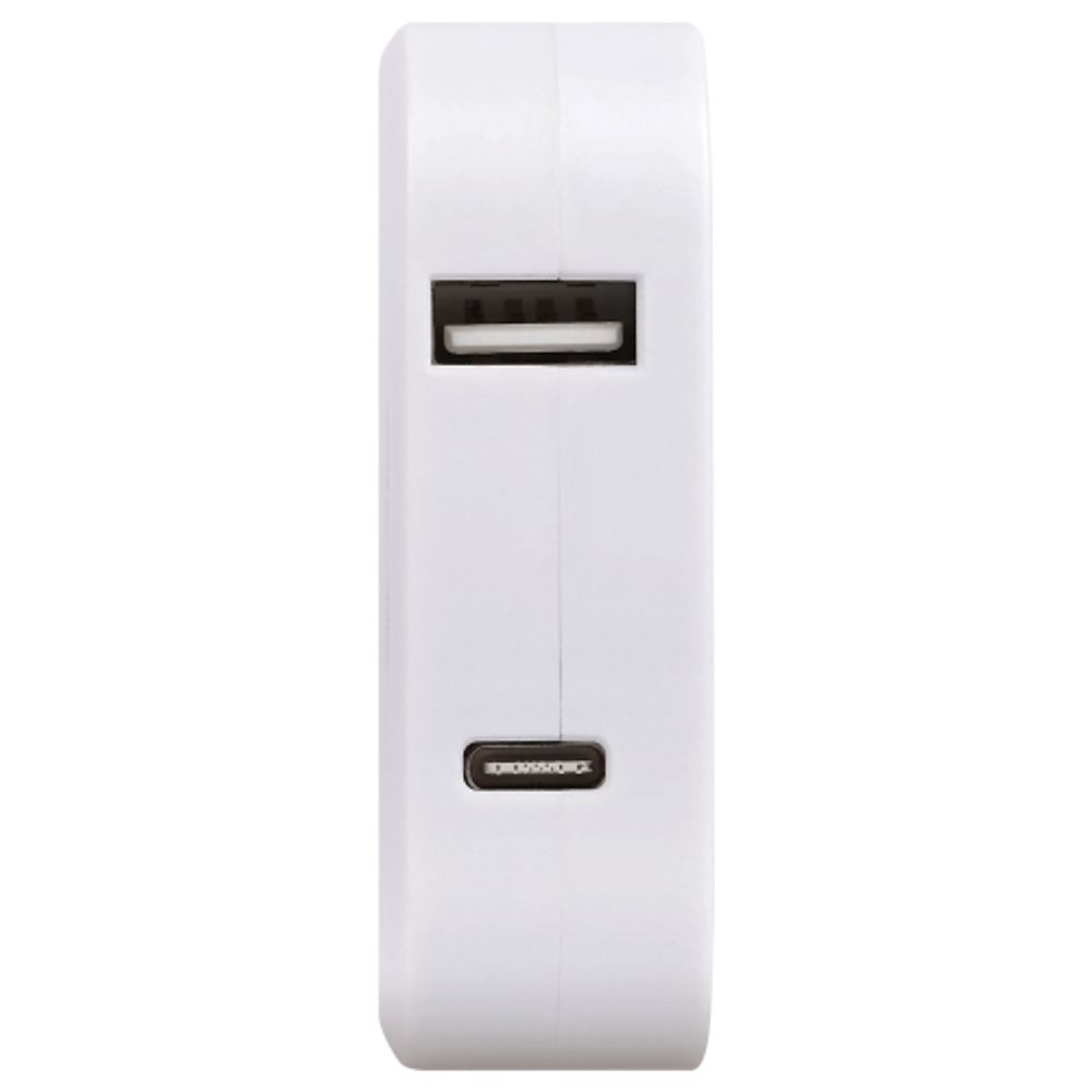 Разветвитель электрический ЭРА SPF-2-FL-USBC поворотный на 2 розетки + 2USB A+C 10А белый | Электротовары