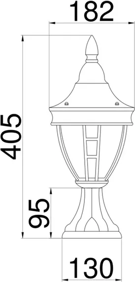Наземный фонарь Rivoli O027FL-01B Maytoni