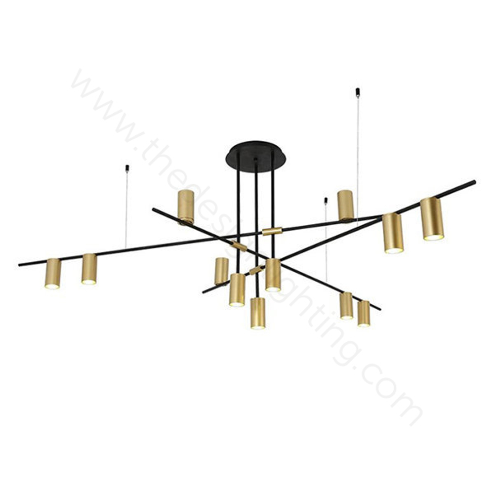 Ceiling design lamp  Tribes Chandelier by TossB (12 lampshades)