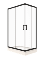 Душевое ограждение Triton Фикс-Блэк 120х90