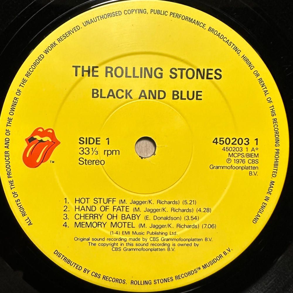 The Rolling Stones - Black And Blue (Англия)
