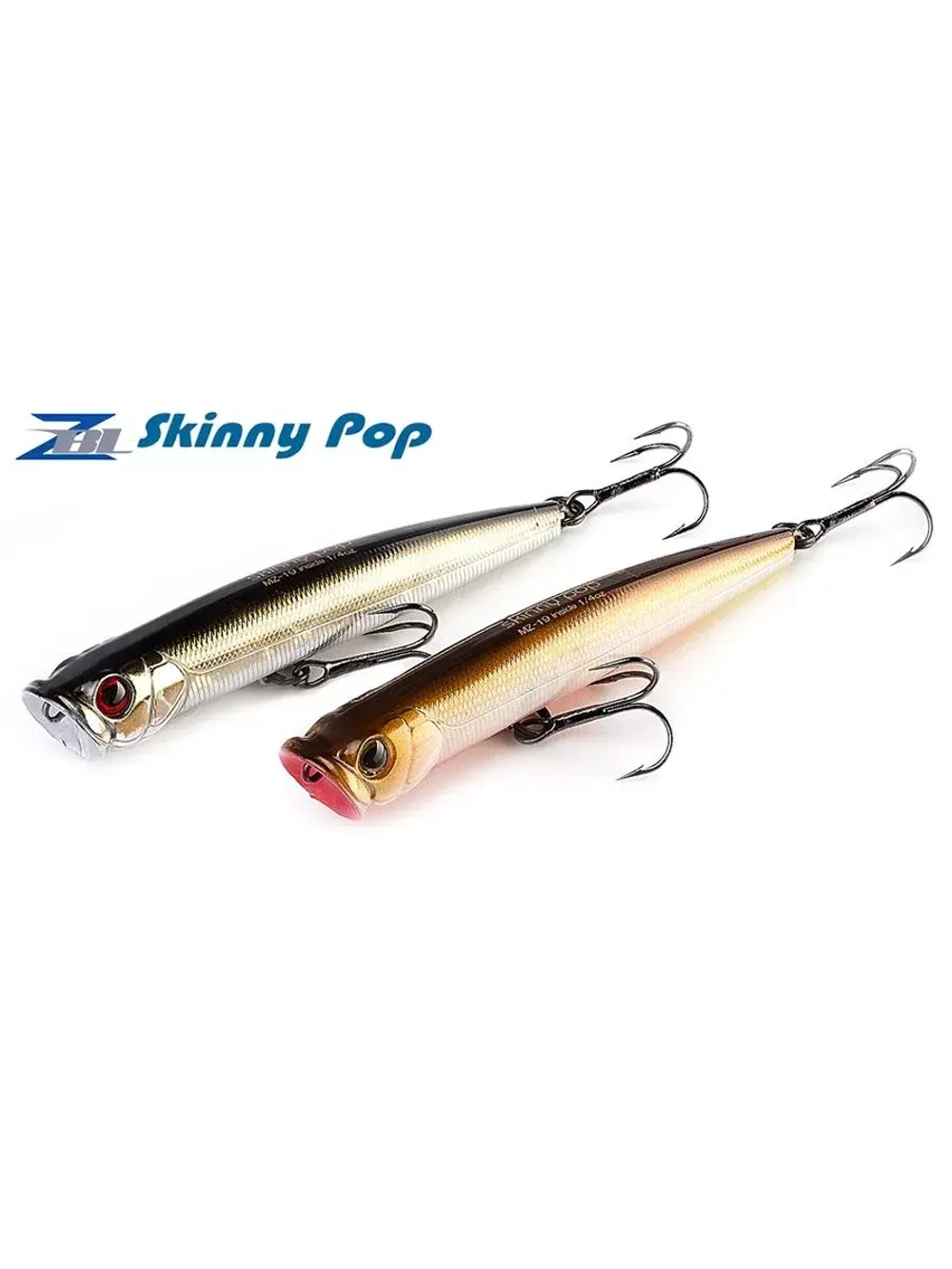 Поппер ZIPBAITS ZBL Skinny Pop 90мм 6.2гр 510R плавающий