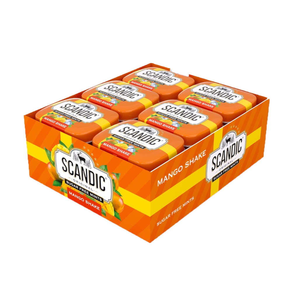 Конфеты Scandic  Mango Shake 14гр *18шт