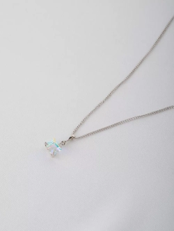 Кулон-кубик Миражи с кристаллом-хамелеоном Swarovski