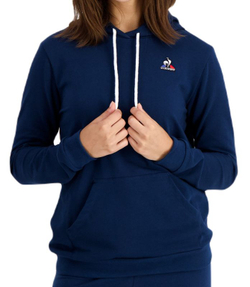 Женская теннисная куртка Le Coq Sportif ESS Hoody N°2 SS23 - victory blue