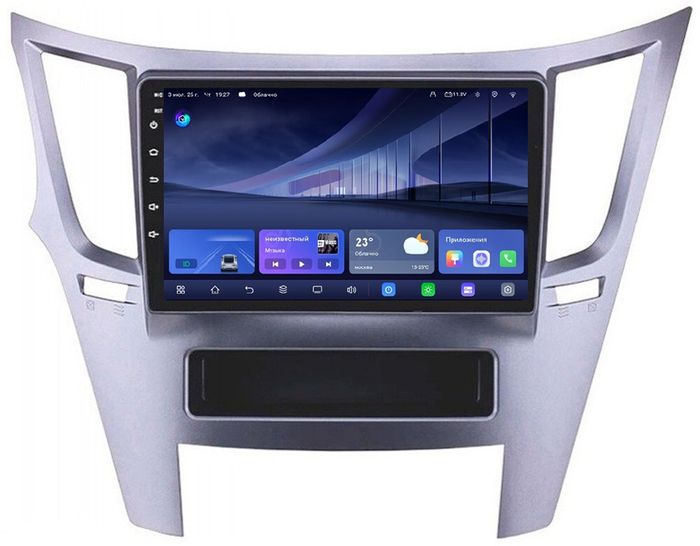 Магнитола для Subaru Legacy, Outback 2009-2015 (левый руль) - Kuberg QLed, Android 14, TS105, Быстрейшая, CarPlay, SIM-слот