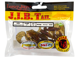 Твистеры съедобные LJ Pro Series J.I.B TAIL 2.0in (5,1 см), цв. PA03, 10 шт.