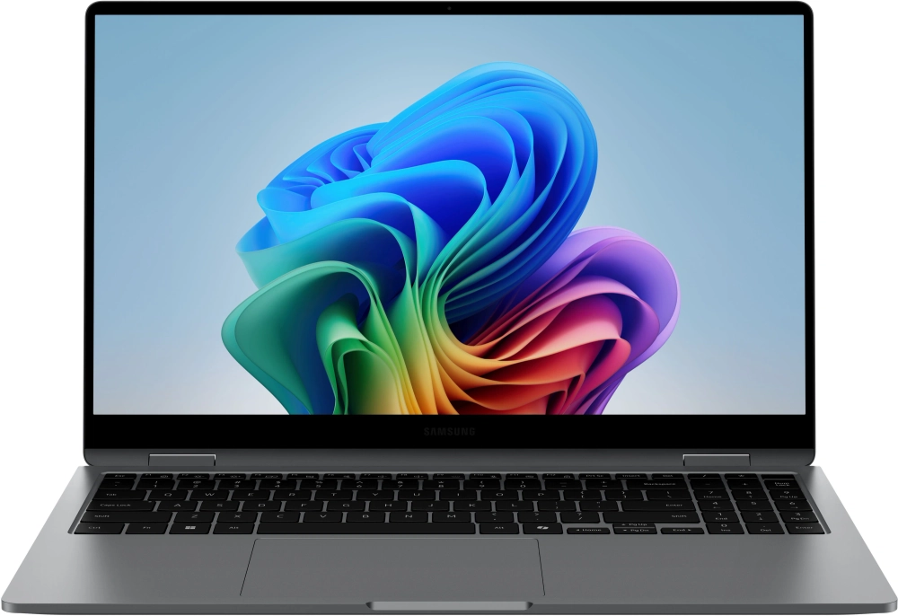 Ноутбук Samsung Galaxy Book 5 360 NP750 Core Ultra 7 256V 16Gb SSD512Gb Intel Arc 140V 15.6" AMOLED Touch FHD (1920x1080) Windows 11 Home grey WiFi BT Cam (NP750QHA-LG2IN)