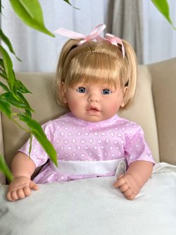 Кукла для девочки мягконабивная 62см Дульзона (8034S)