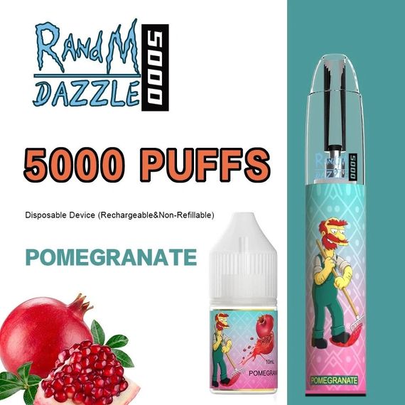 RandM Dazzle 5000 - Pomegranate (5% nic)