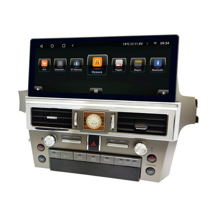 Магнитола для Lexus GX460 2009-2022 - RDL-LEX-GX монитор 12.3" на Android 12, Быстрая, CarPlay, 4G SIM-слот