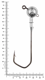 Джиг некрашеный Stinger Eye Jig, крючок Vido Craft VD-079 10/0 (3шт/уп)