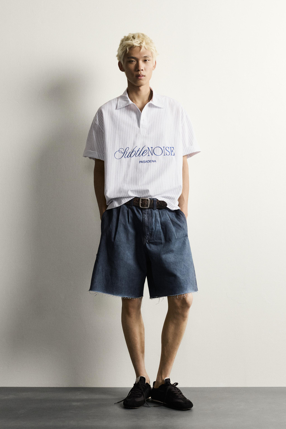 РУБАШКА ПОЛО СВОБОДНОГО КРОЯ В ПОЛОСКУ С ВЫШИВКОЙ — ZARA