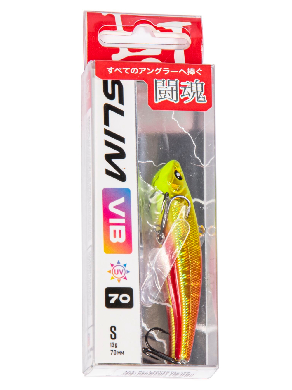 Воблер тонущий вертикальный LJ Pro Series SLIM VIB S 70.00/149