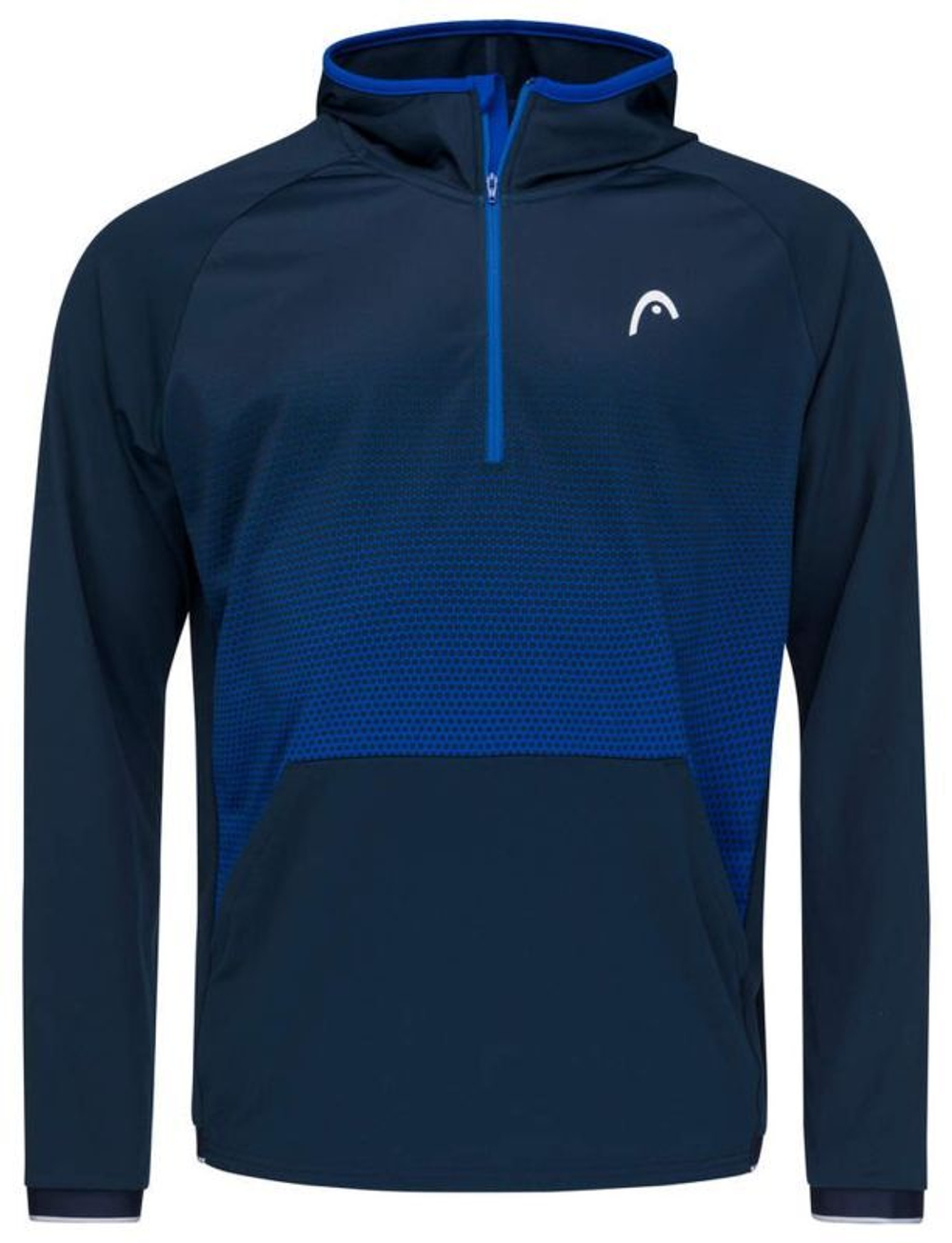 Кофта для мальчика теннисная Head TOPSPIN Hoodie B - royal blue/print vision