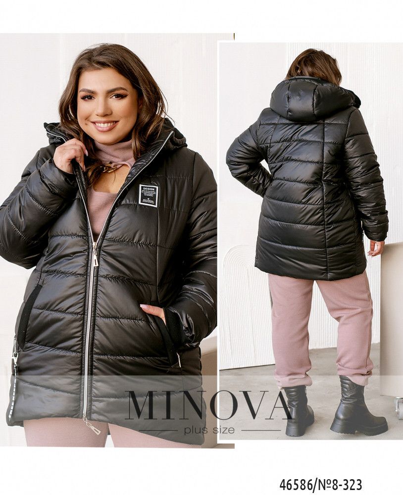 Куртка 8-323-чёрный Minova Куртка 8-323-чёрный Minova