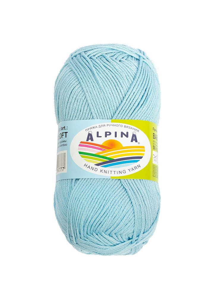 Пряжа Alpina Baby Super Soft / уп.10 мот. по 50г, 150м, 08 св.голубой Пряжа Alpina Baby Super Soft / уп.10 мот. по 50г, 150м, 08 св.голубой