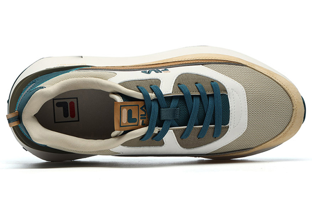 FILA Jogger Low Top Casual Shoes Yellow/Gray/Blue