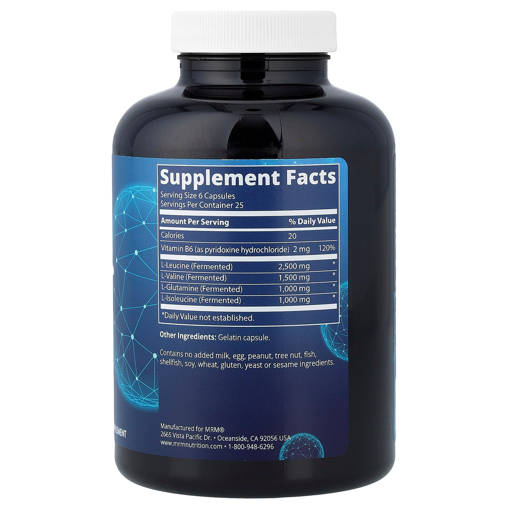 MRM Nutrition, BCAA+G™ 6000, 150 капсул