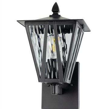 Уличный настенный светильник 1*E27 CLU09W черный FORTS Citilux