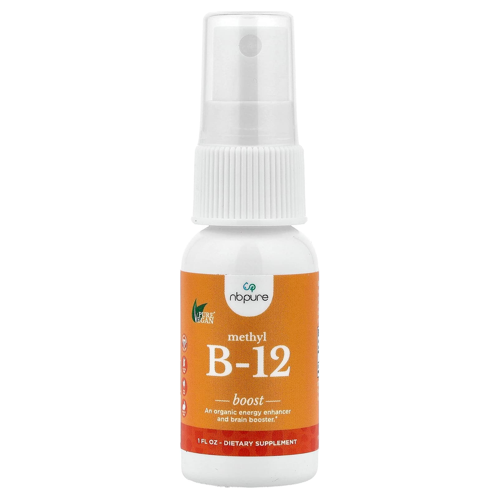 NB Pure, метил B-12, спрей, 30 мл (1 жидк. унция)