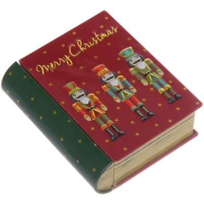 Банка жестяная «Книга» 11,5*10*3,8см Щелкунчик