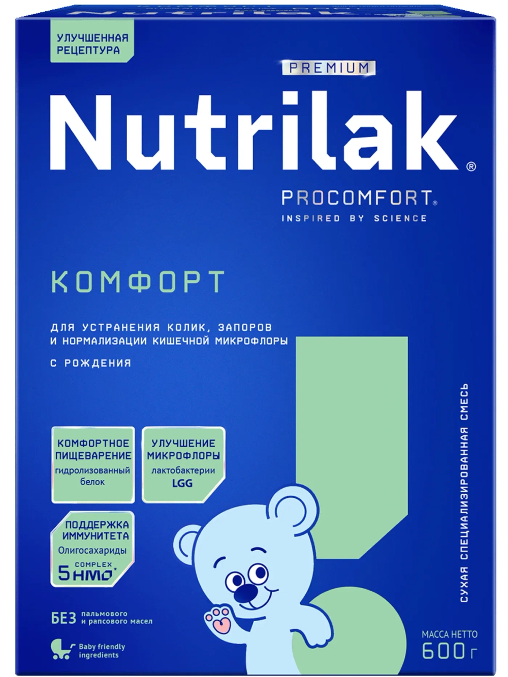 Cмесь сухая Nutrilak Premium Комфорт специализированная 600г с 0месяцев