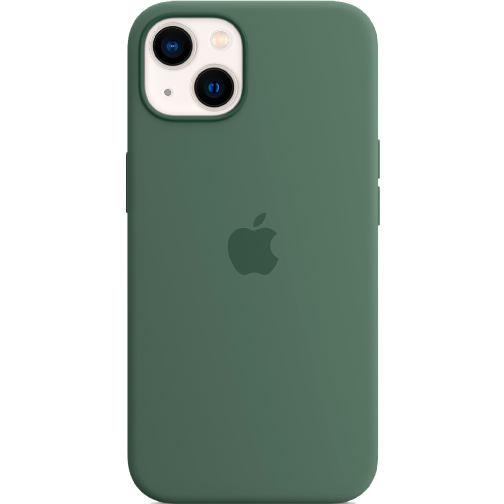 Силиконовый чехол с поддержкой MagSafe Apple Silicone Case для iPhone 13, Eucalyptus (Эвкалипт)