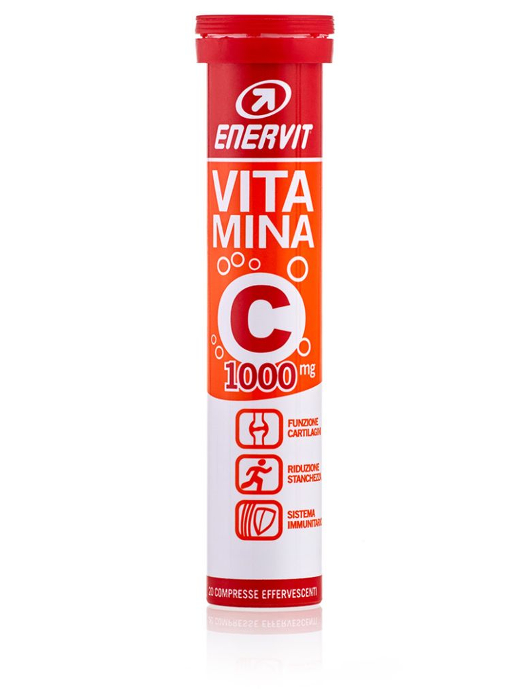 Шипучие таблетки Enervit Vitamina C 1000mg - orange