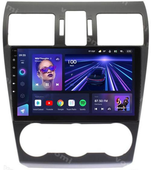 Магнитола для Subaru Forester 4 2012-2015, Impreza 4, XV (без штатной КЗВ) - Teyes CC3 Android 10, Быстрая, CarPlay, SIM-слот
