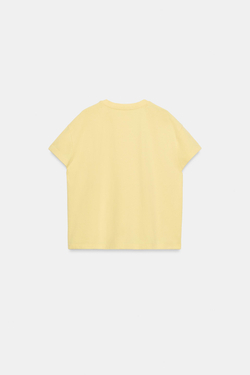 ZARA ФУТБОЛКА С КОРОТКИМИ РУКАВАМИ, ЖЕЛТЫЙ
