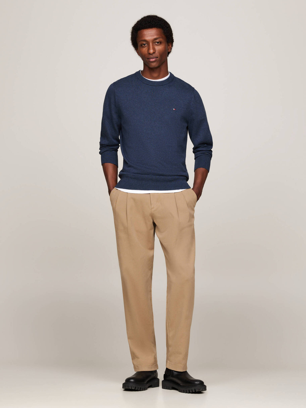 Свитер Tommy Hilfiger - темно-синий(MW0MW28046)