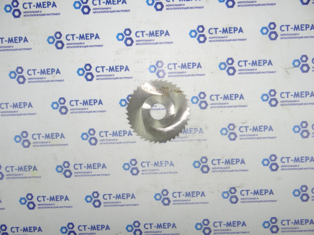 Фреза отрезная по металлу 63х1х16мм. z=40 Р6М5 с фаской без ш/п