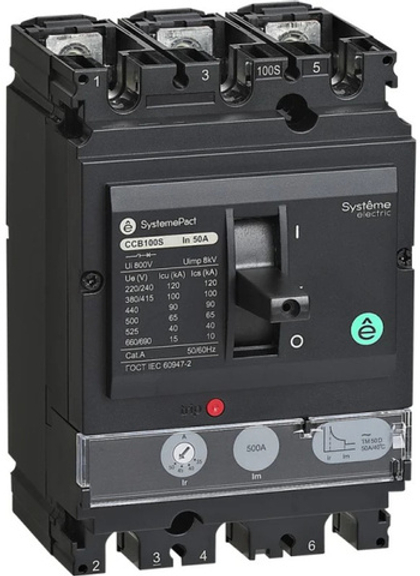 Автоматический выключатель в литом корпусе Systeme Electric SPC160N160L3DF