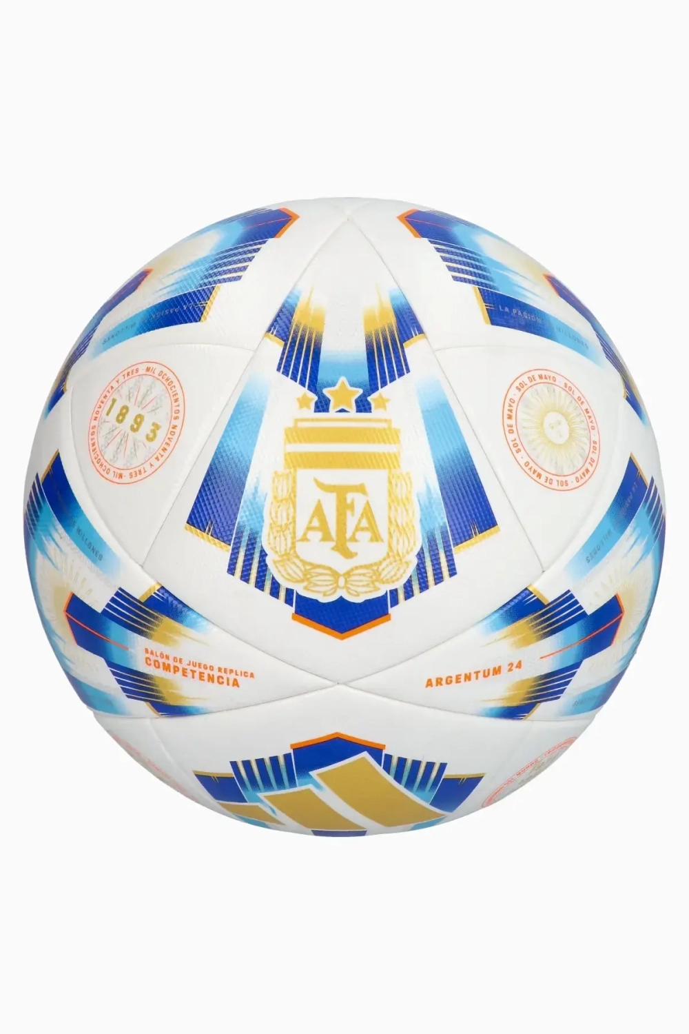 Футбольный мяч adidas Аргентина 2024 Competition размер 4 - белый