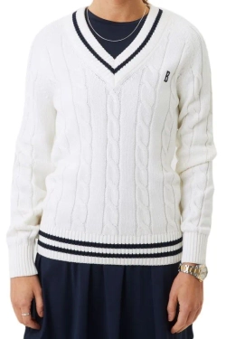 Женская теннисная куртка Bj_rn Borg Ace Jumper - egret
