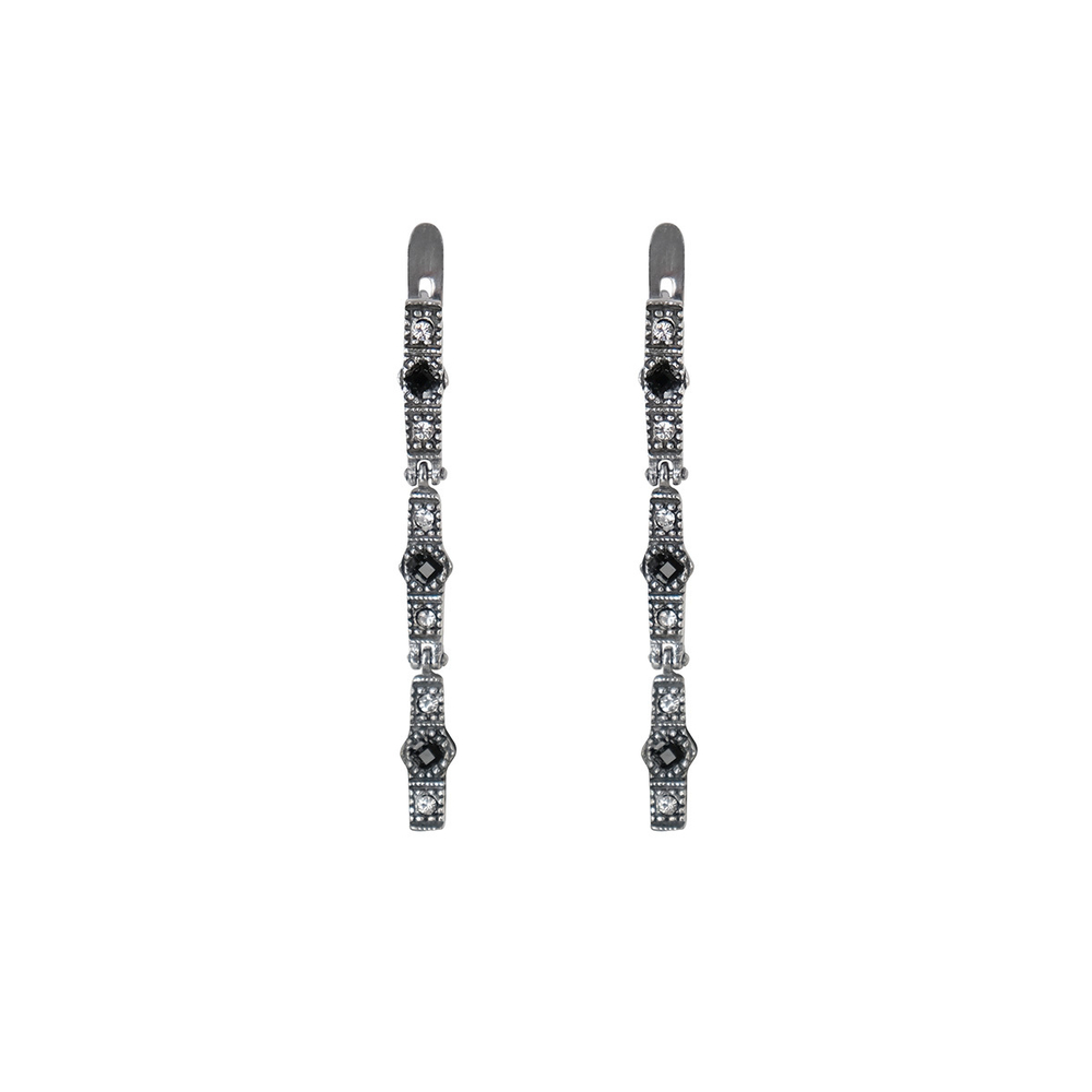 "Лента" серьги из коллекции "Стиль" от Jenavi с английским замком