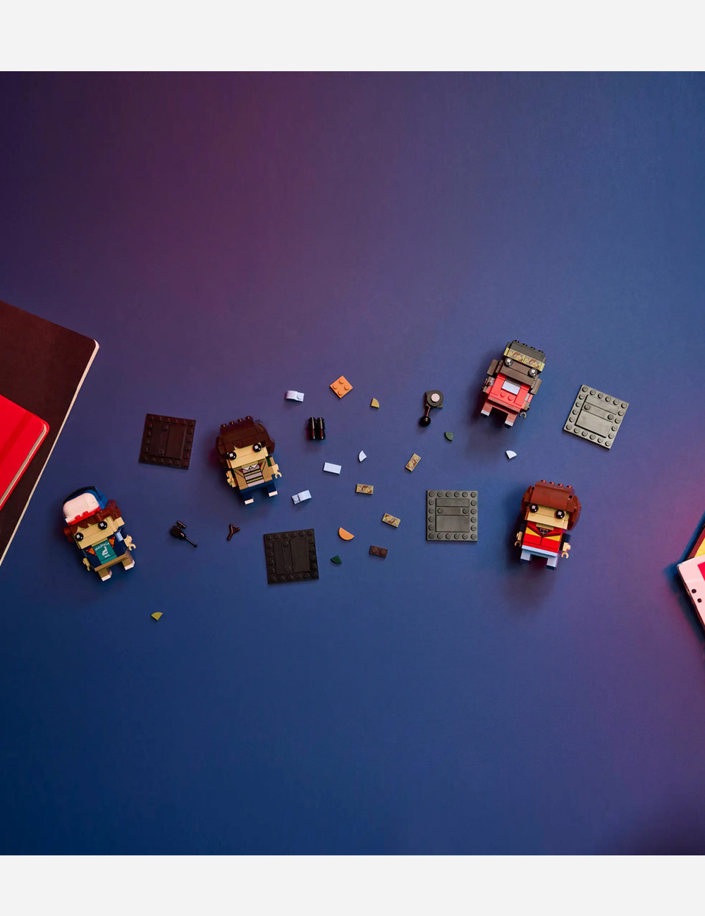 Lego x Stranger Things BrickHeads "Mike, Dustin, Lucas und Will"