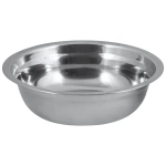 Миска Bowl-19, объем 1 л, с расширенными краями, из нерж стали, зеркальная полировка, диа 19 см