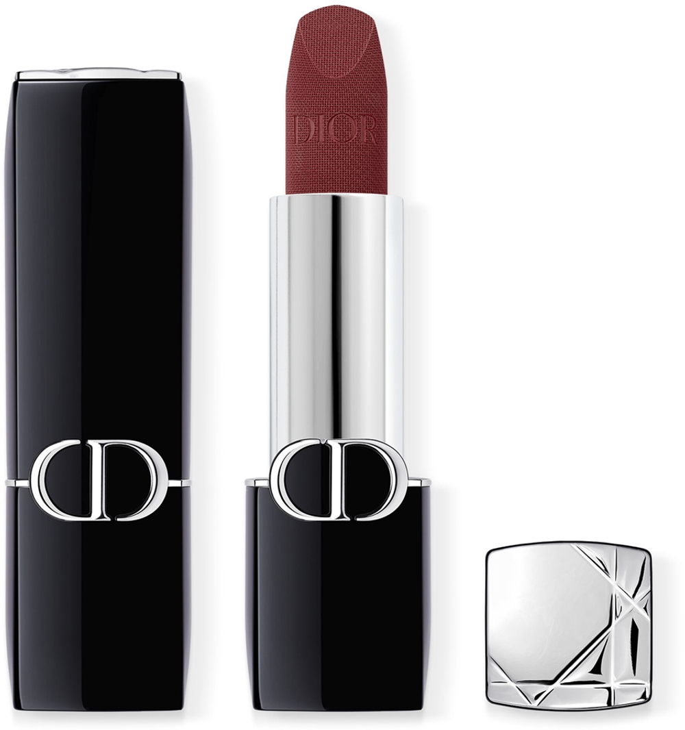 DIOR Rouge Dior - Помада для губ с долгим сроком носки, флакон с возможностью пополнения. оттенок 883 Daring Velvet, 3 g