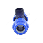 Тройник компрессионный ПЭ Дн 50х1 1/4"х50 НР Ру16 VALFEX 1210025011450