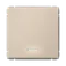 Выключатель одноклавишный с подсветкой Systeme Electric ArtGallery Песочный, самозажимные клеммы GAL001213S
