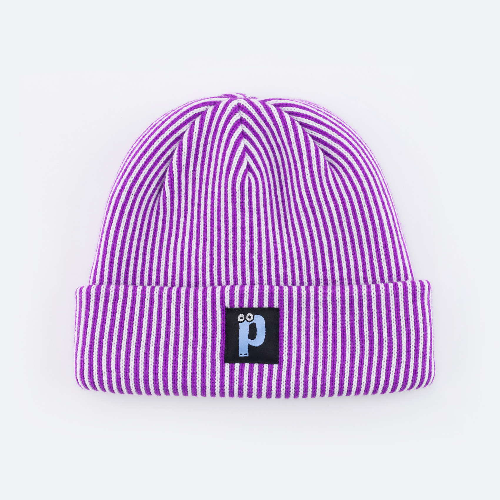 Шапка Postaments Stripes (violet/white) артикул: - купить в магазине Дайс