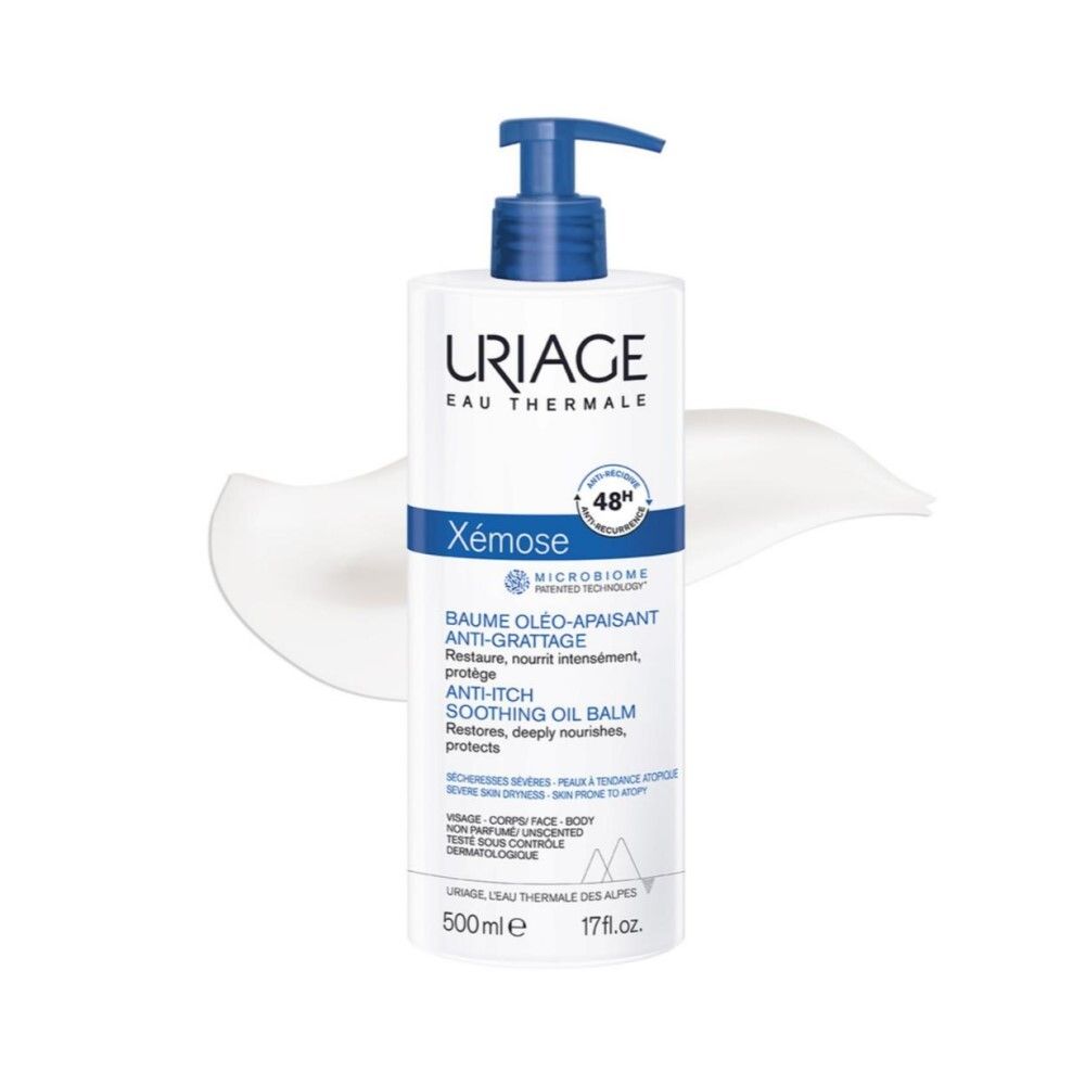 Uriage Xemose C8+ Anti-Itch Soothing Oil Balm Бальзам липидовостанавливающий, 500 мл