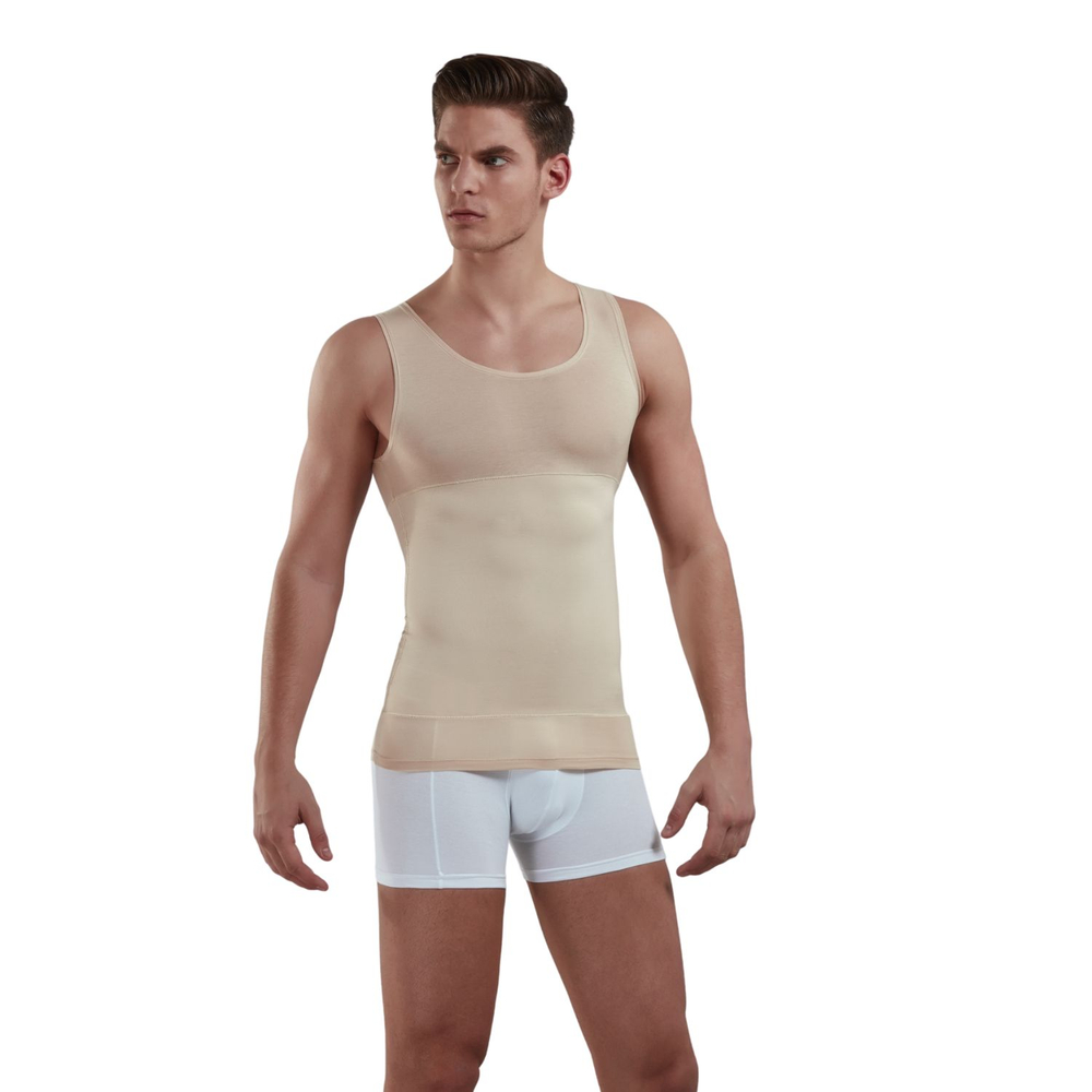Мужская утягивающая +size майка-корсет Doreanse Shape (Размер: XXXL) (Цвет: белый)