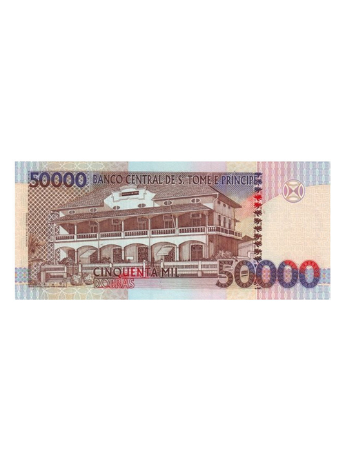 Банкнота 50000 добра 1996 год, Сан-Томе и Принсипи. UNC