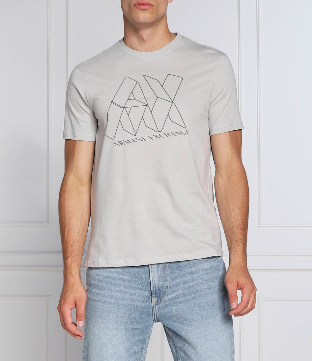 футболка Armani Exchange - серый(6LZTAL ZJ5LZ)